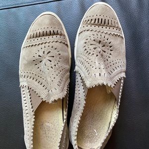 Seychelles Platform Sneakers - Taupe Suede